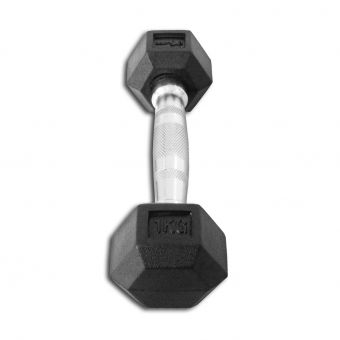 Гантель гексагональная обрезиненная Explode 1 кг PD-108-01