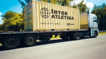 Мобильный спортивный комплекс Explode KFZ704.1 (20-футовый контейнер)