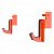 Навесной J-образный крюк для штанги Impulse HSPCF54 пара - купить в Киеве и Украине